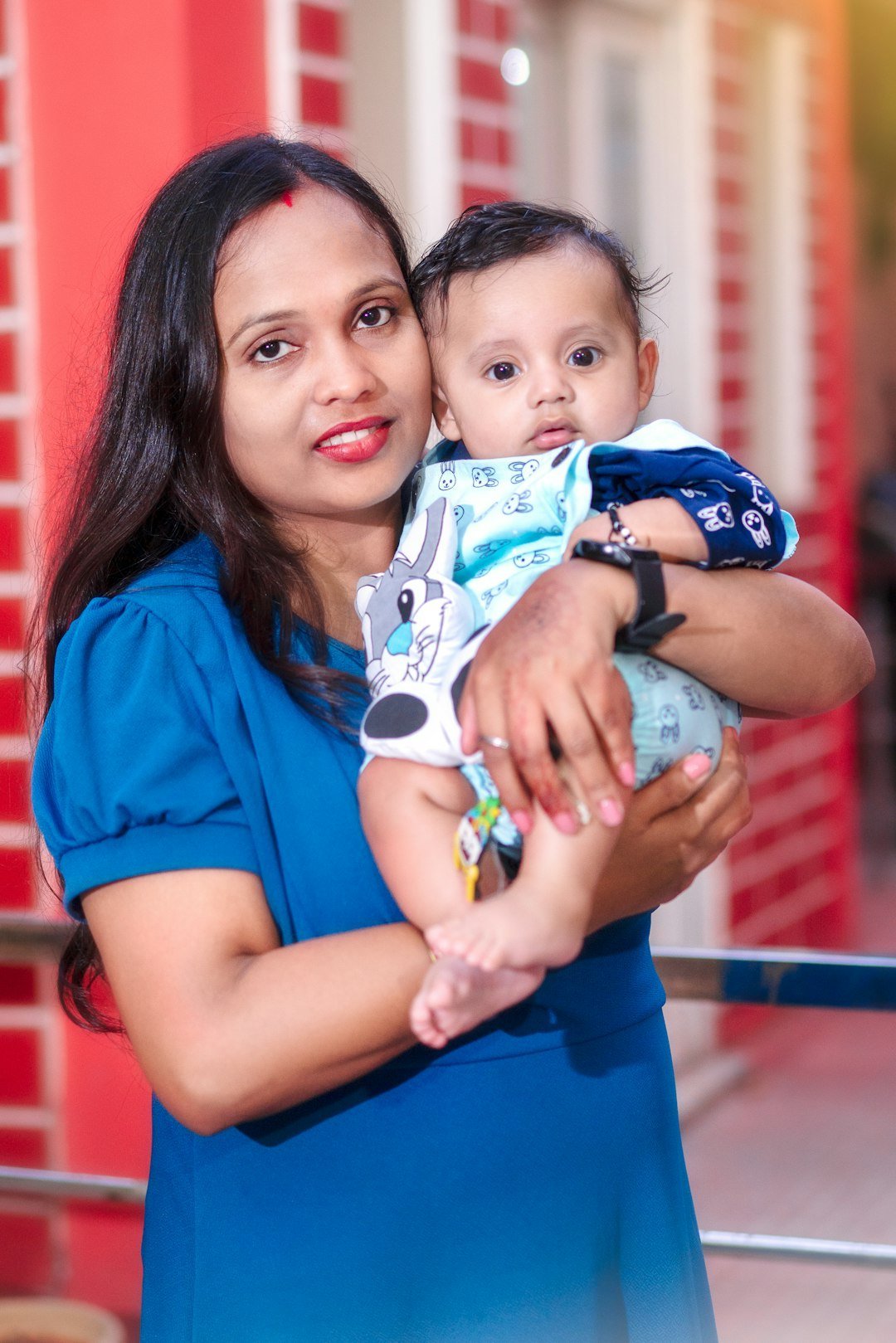Happy mother with baby, trusted baby care at home
